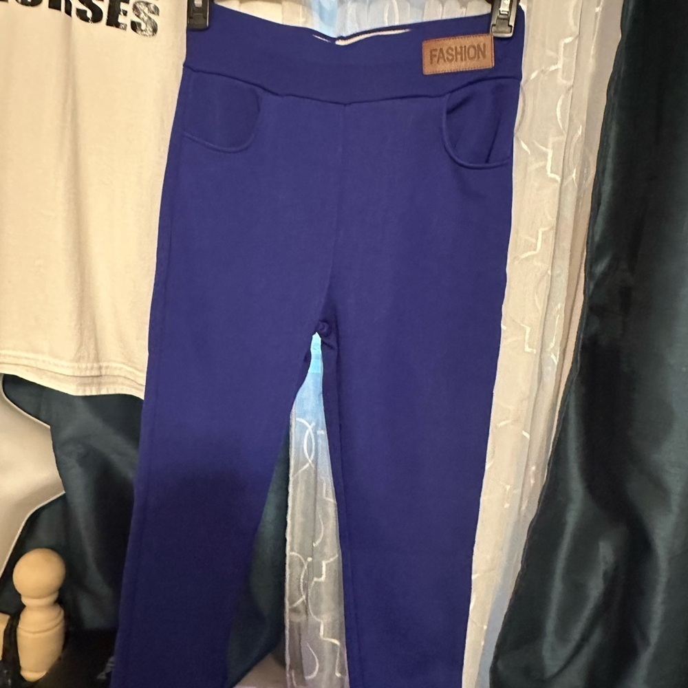 Fashion Bug Royal Blue Leggings